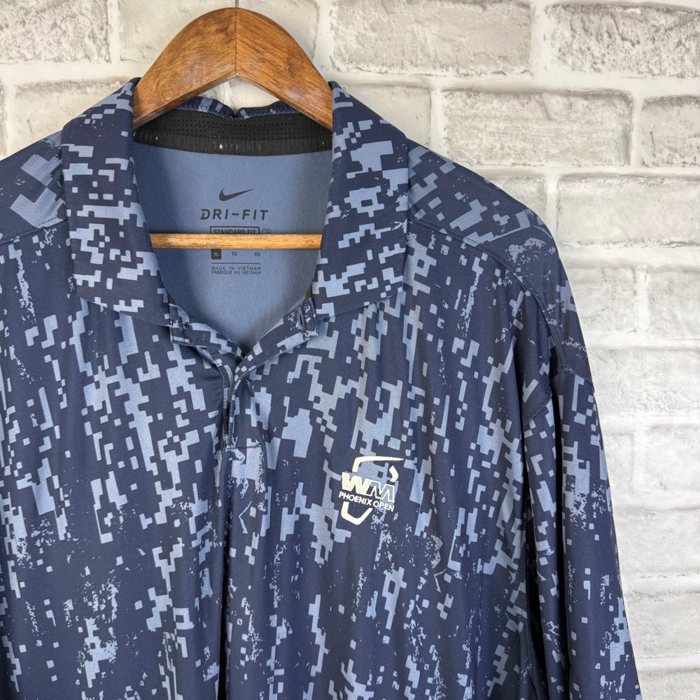 Nike Golf Dri-FIT WM Phoenix Open TPC Scottsdale Digital Camo Polo XL CU9533-451